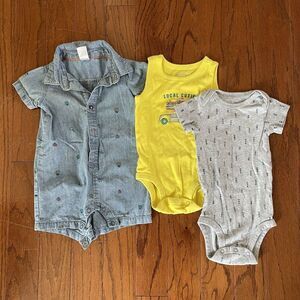 Carters 12 Months Boys Summer One Pieces